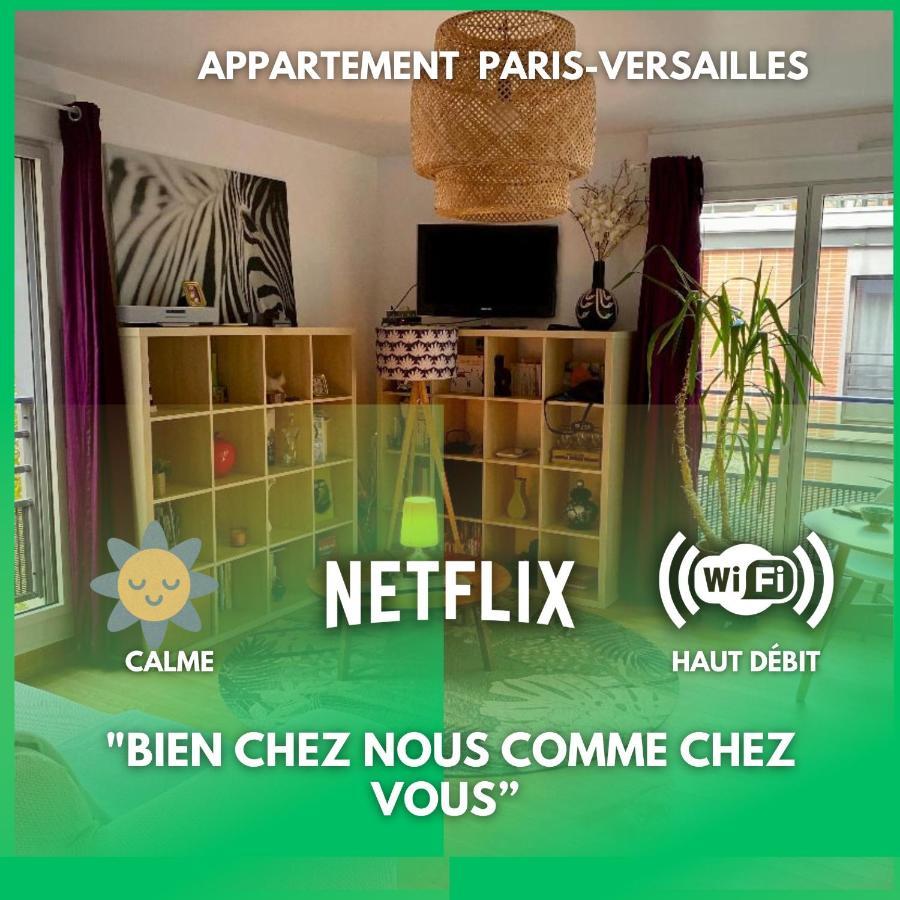 Appartamento Paris-Versailles-Cosy-Calme-Wifi Esterno foto
