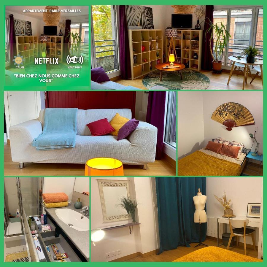 Appartamento Paris-Versailles-Cosy-Calme-Wifi Esterno foto